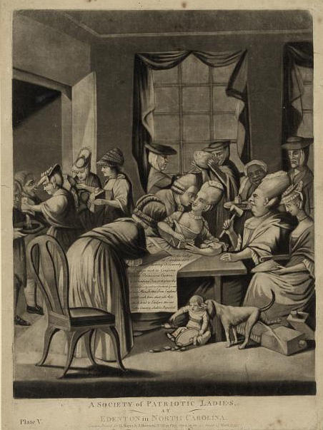 A Society of Patriotic Ladies at Edenton in North Carolina, 1775